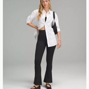 lululemon Size 12 Short Black Align High-Rise Mini Flared Pant 28"